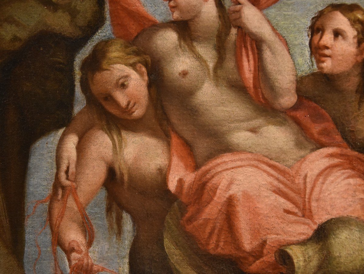 Polyphème Et Galatée, Annibale Carracci (bologne 1560 - Rome 1609) Atelier De-photo-3
