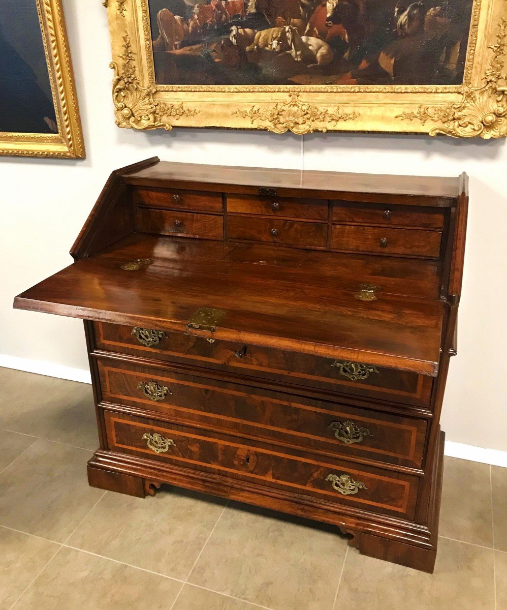 Bureau Italienne Louis XIV, émilie (bologne), Fin Du XVIIe Siècle-photo-2