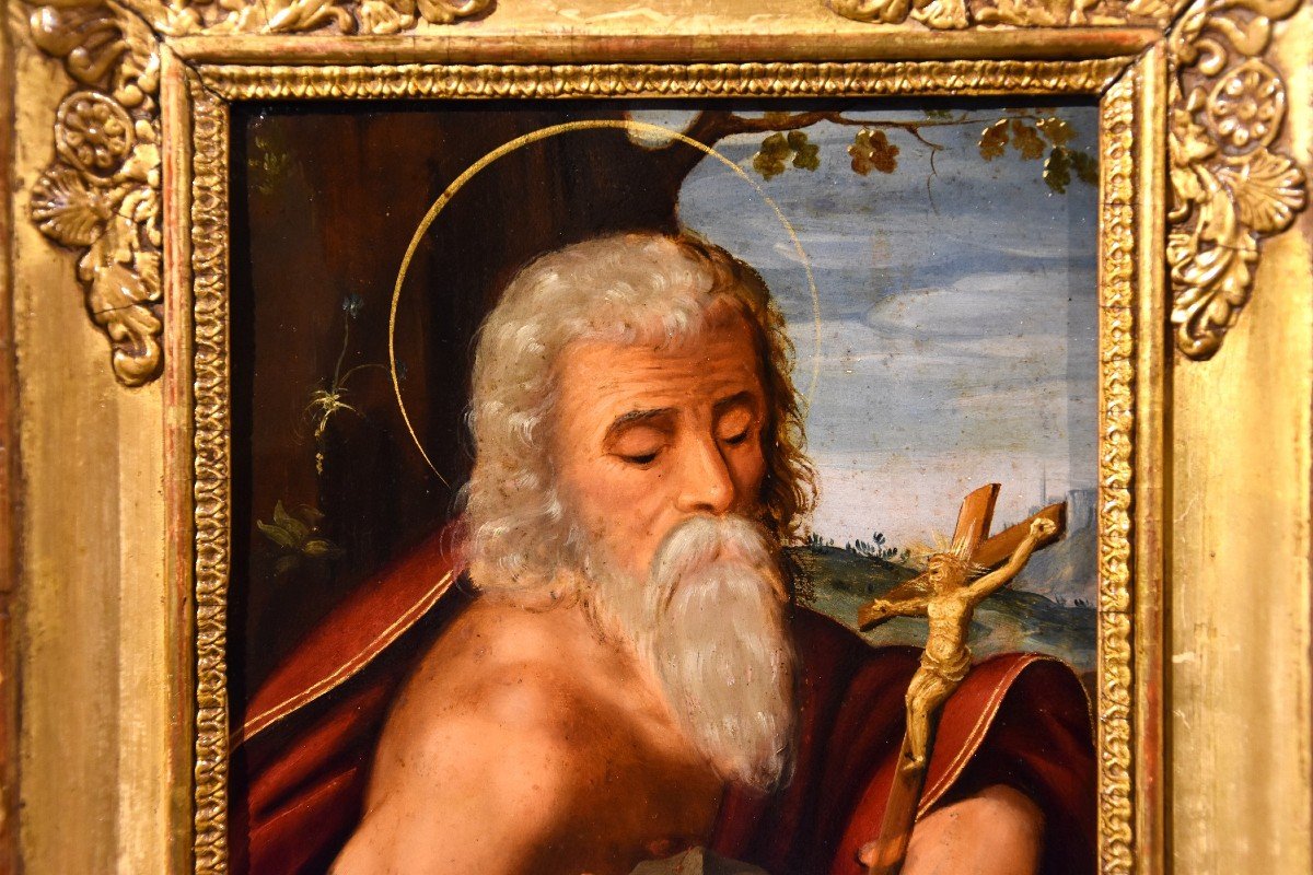 Ramino Raffigurante 'san Girolamo', Cerchia Giuseppe Mazzuoli-photo-4