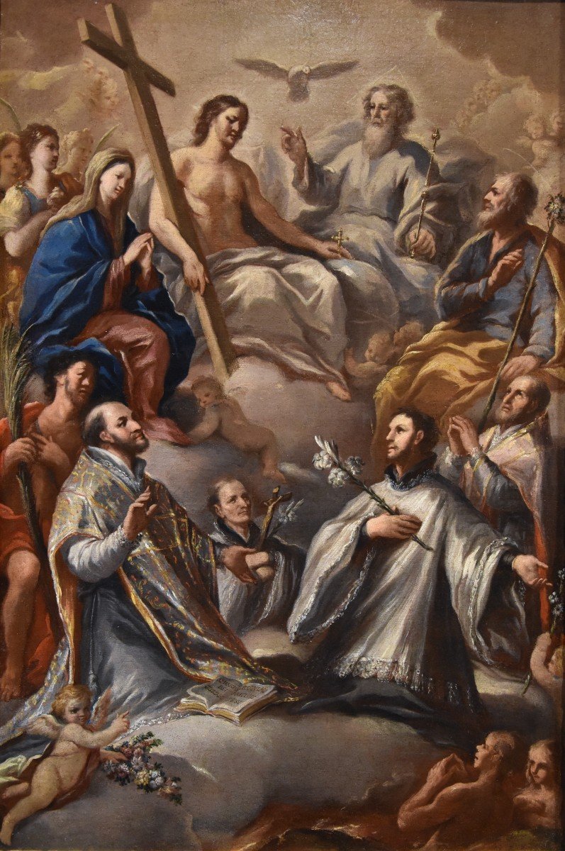 Triomphe De La Trinité, Paolo De Matteis (Naples, 1662 - 1728)-photo-1
