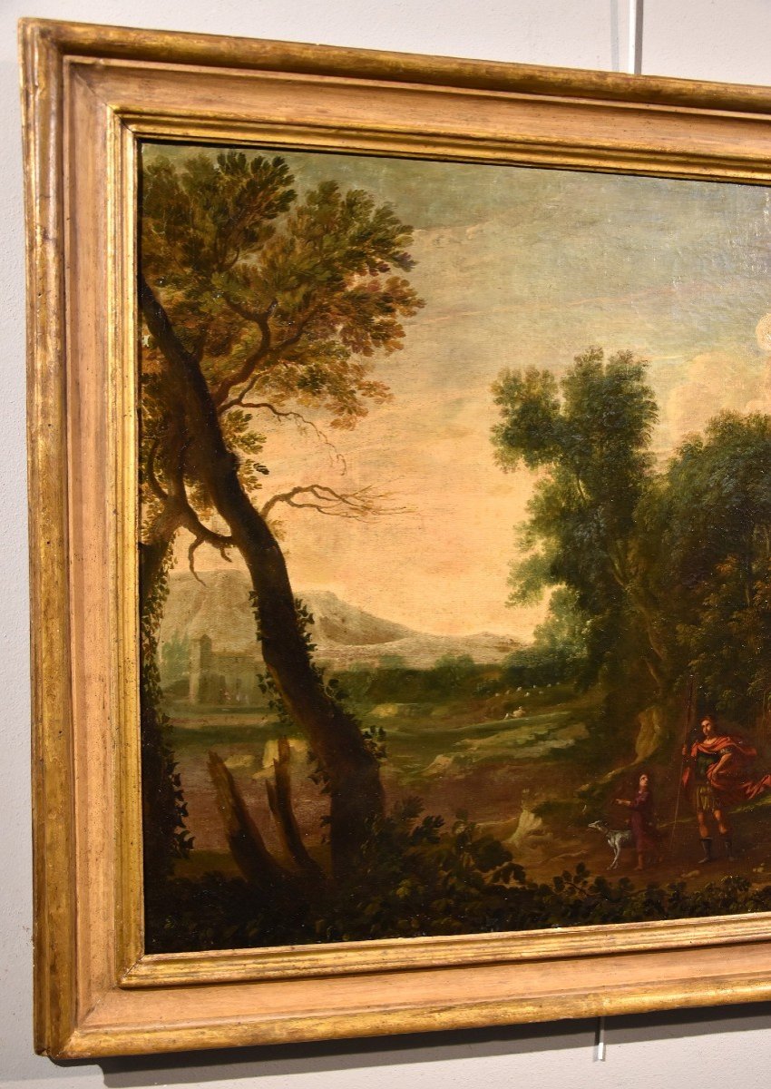 Gaspard Dughet (rome 1615 - 1675), Woodland Landscape With The Archangel Raphael And Tobiolo-photo-4