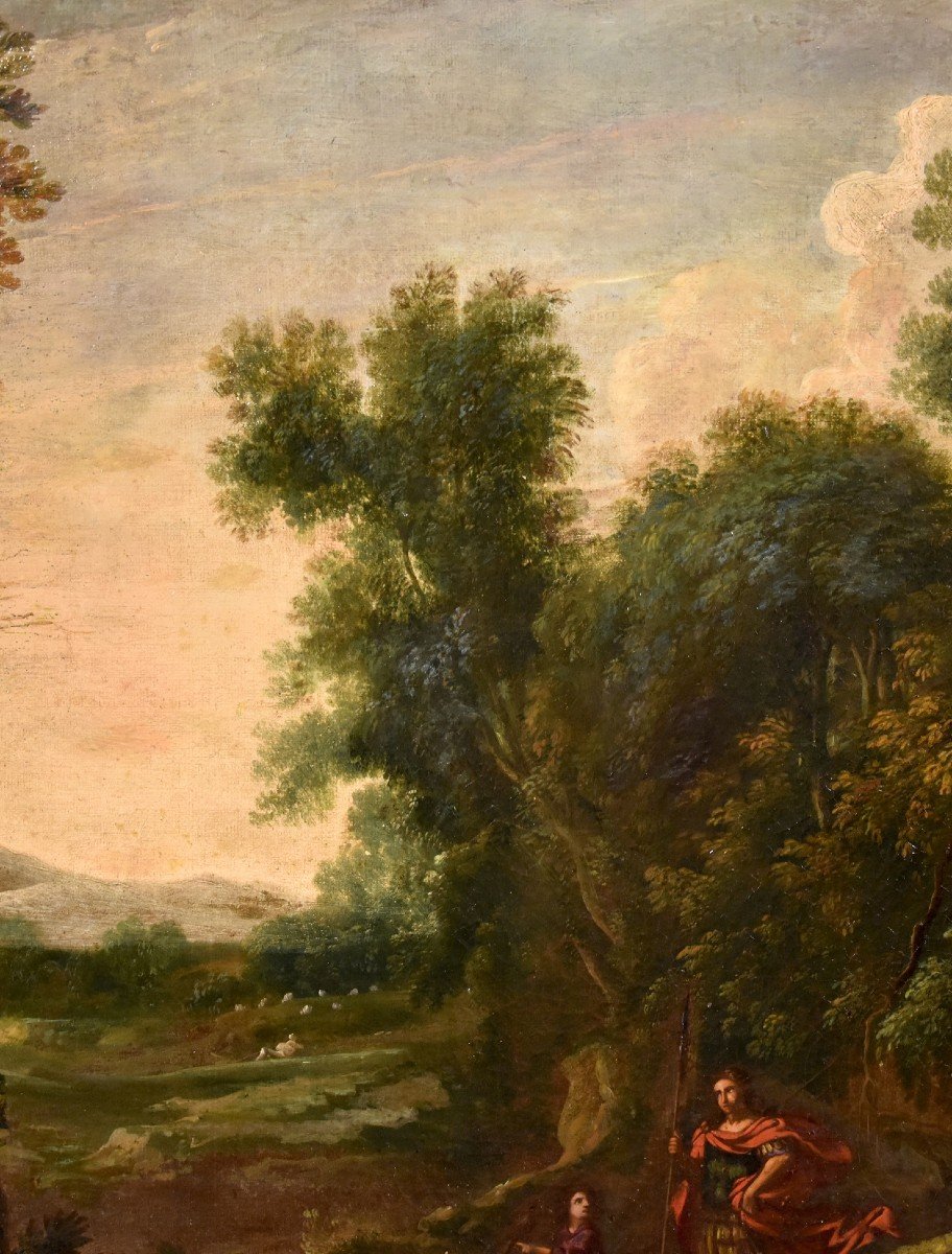 Gaspard Dughet (rome 1615 - 1675), Woodland Landscape With The Archangel Raphael And Tobiolo-photo-3