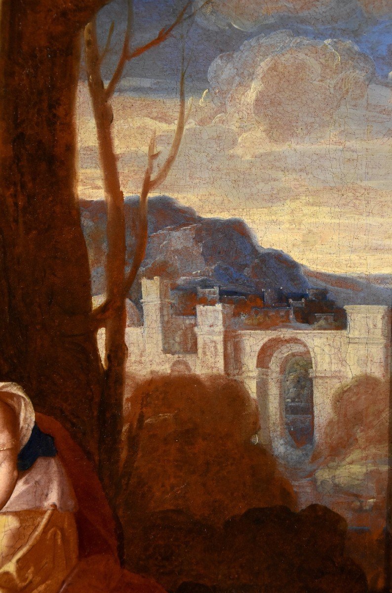 Nicolas Poussin (1594 - 1665) Atelier, Le Petit Moïse Retrouvé Par La Fille De Pharaon-photo-3