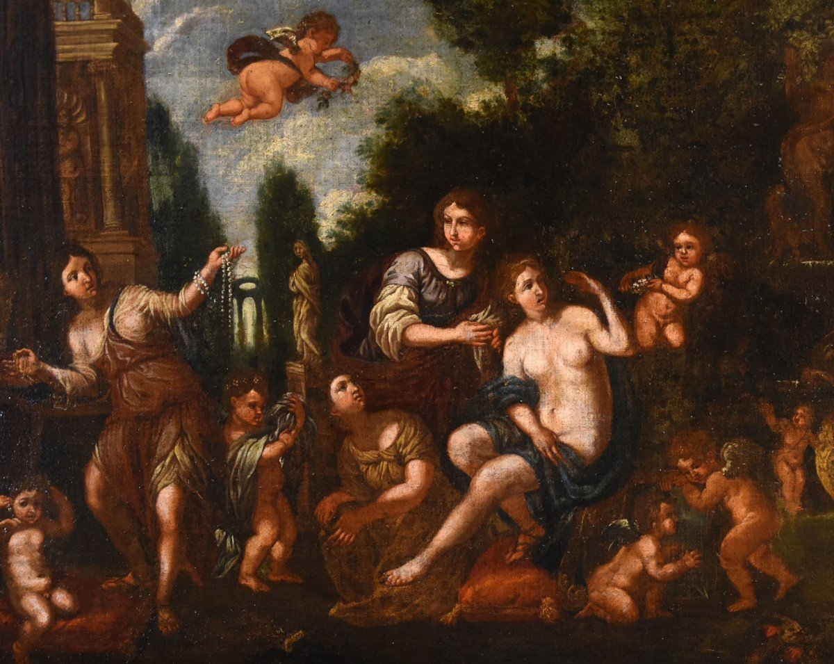 The Toilet Of Venus Francesco Albani (bologna 1578 - 1660), Workshop Of-photo-3