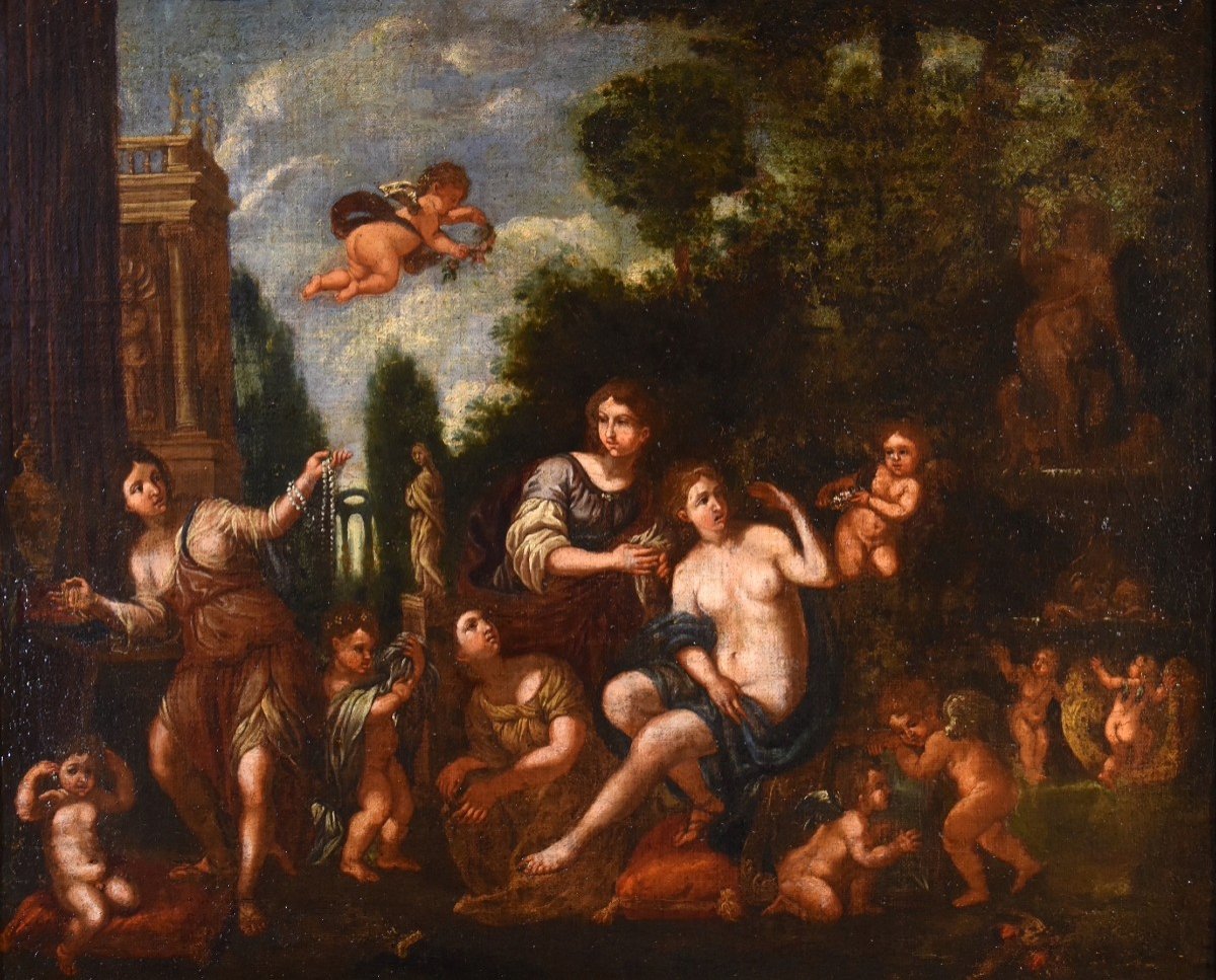 The Toilet Of Venus Francesco Albani (bologna 1578 - 1660), Workshop Of
