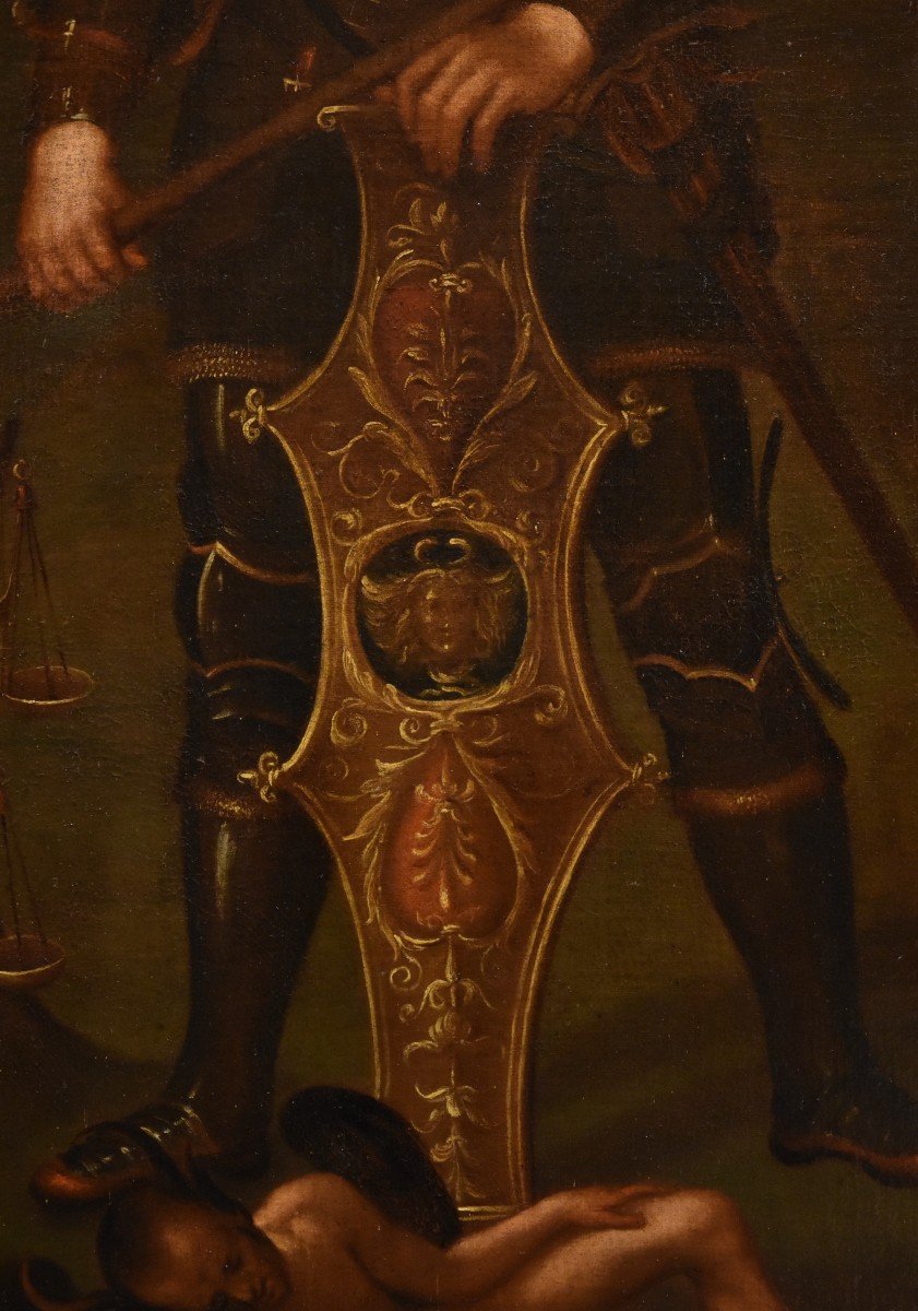 Saint Michel Archange, Peintre Lombard Du 17e Siècle -photo-2