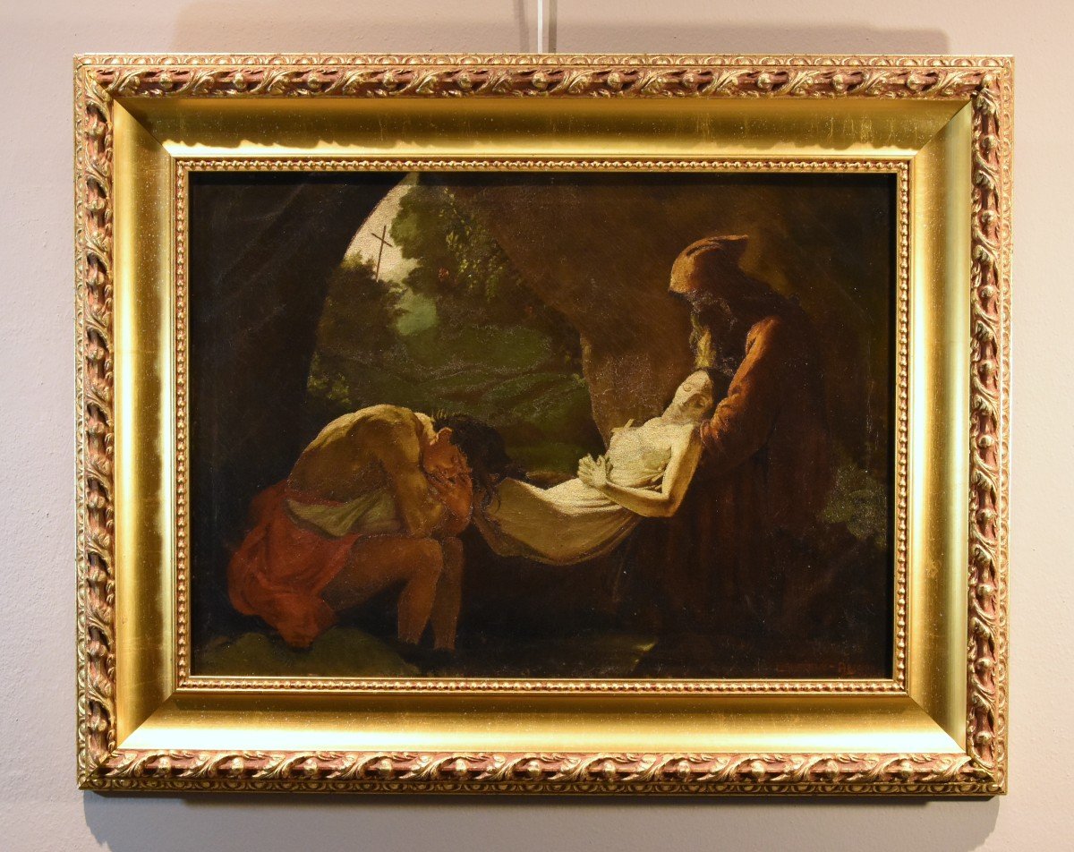 The Deposition Of Atala, Follower Of Anne-louis Girodet De Roussy-trioson (1767 - 1824)-photo-1