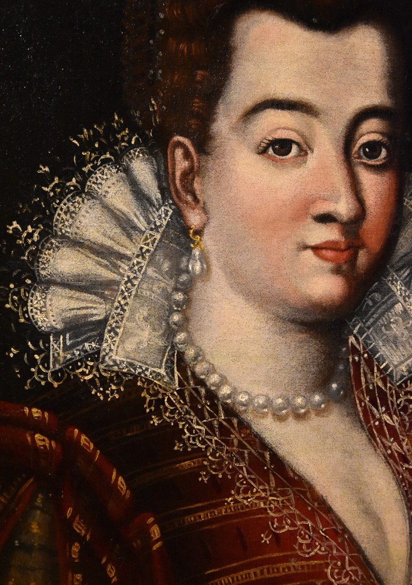 Portrait Of The Grand Duchess Bianca Cappello, Scipione Pulzone Dit Il Gaetano (1544 - 1598)-photo-2