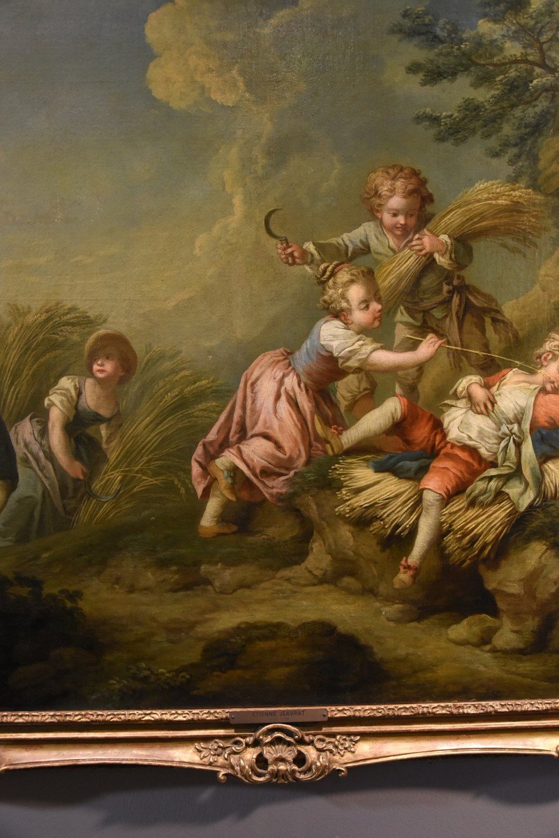 Game Of Children (allegory Of Summer), Etienne Jeaurat (vermenton 1699 - Versailles 1789)-photo-7