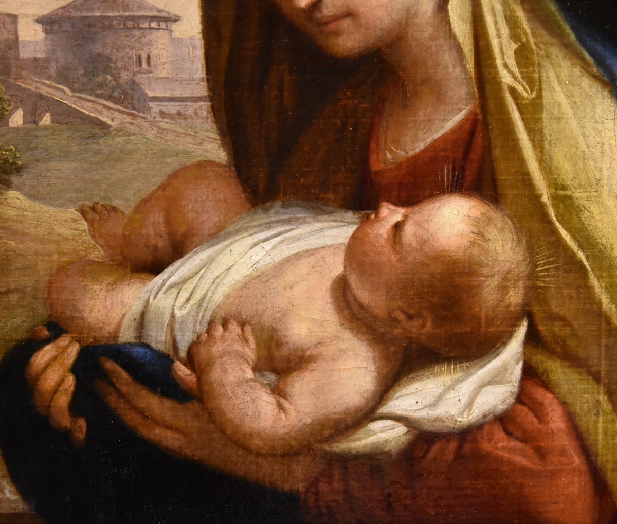 Carlo Maratta (camerano 1625 - Rome, 1713), Virgin And Child-photo-4
