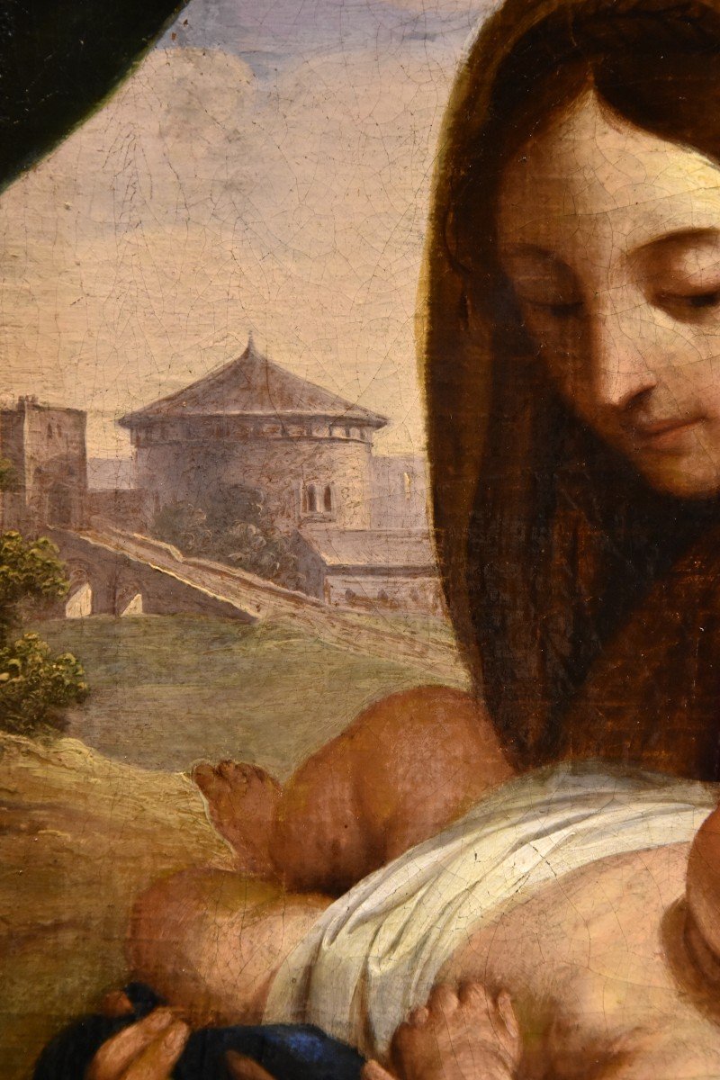 Carlo Maratta (camerano 1625 - Rome, 1713), Virgin And Child-photo-3