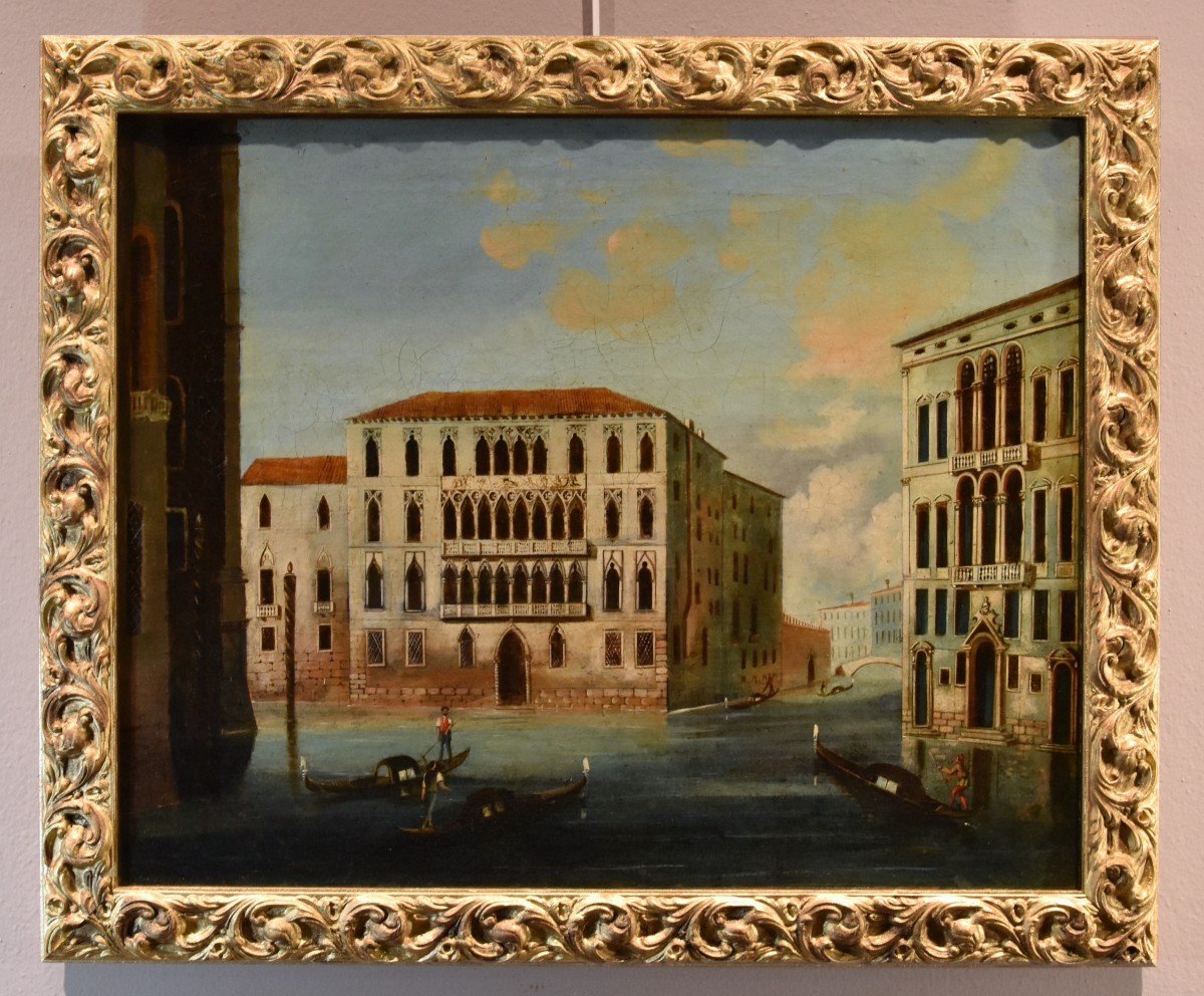 View Of Venice With Ca' Foscari, Venetian Master 18th And 19th Centuries