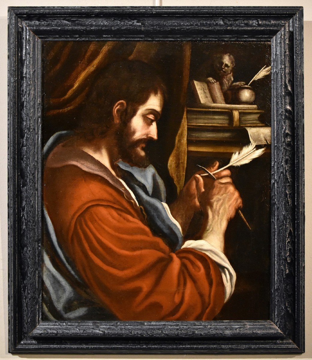Saint Mark The Evangelist, Bartolomeo Gennari (cento, 1594 - Bologna, 1661) Attributable To-photo-2