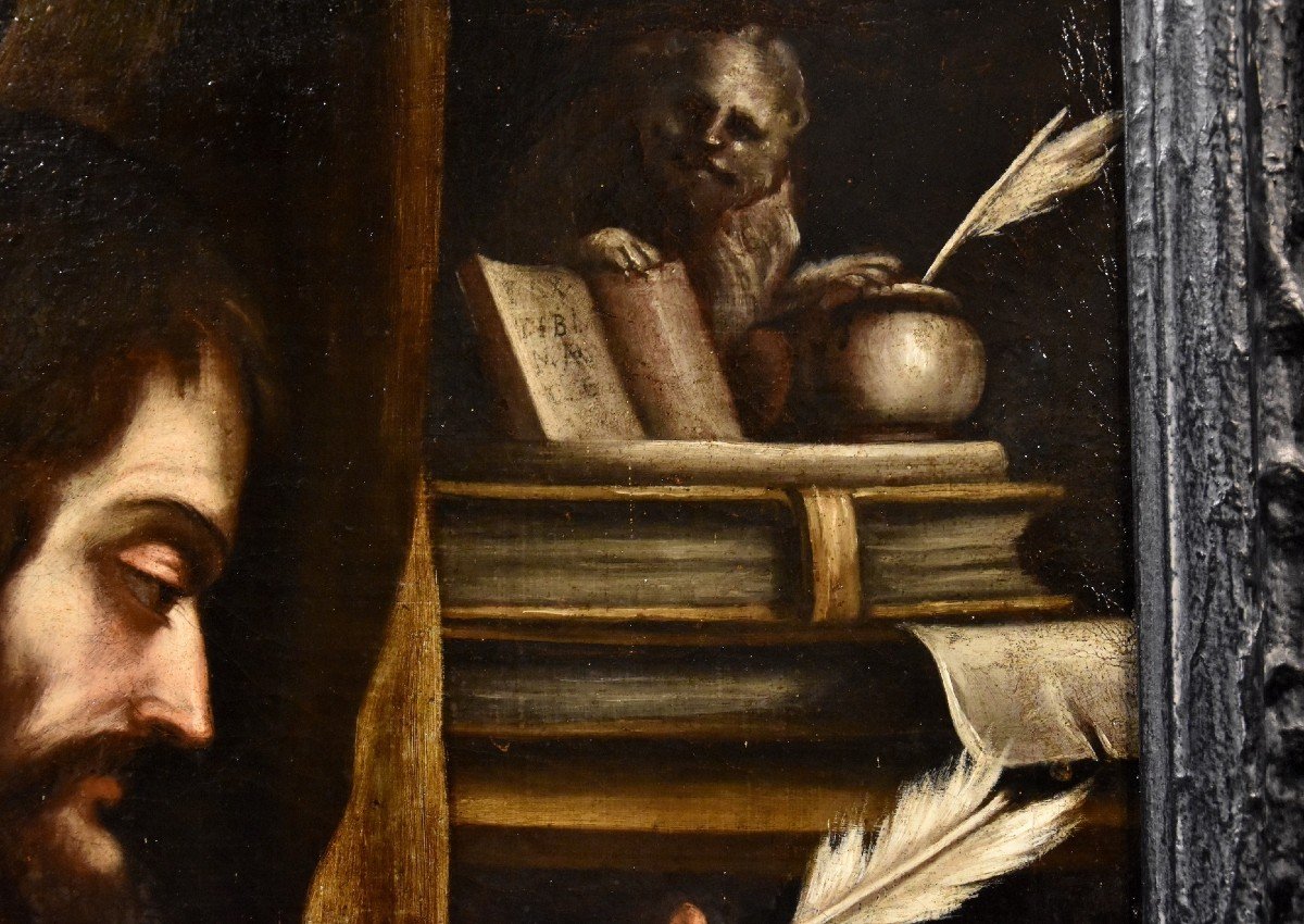 Saint Mark The Evangelist, Bartolomeo Gennari (cento, 1594 - Bologna, 1661) Attributable To-photo-3