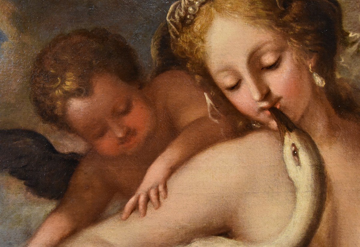 Leda And The Swan, Pietro Liberi (padua 1605 - Venice 1687) Workshop-photo-7