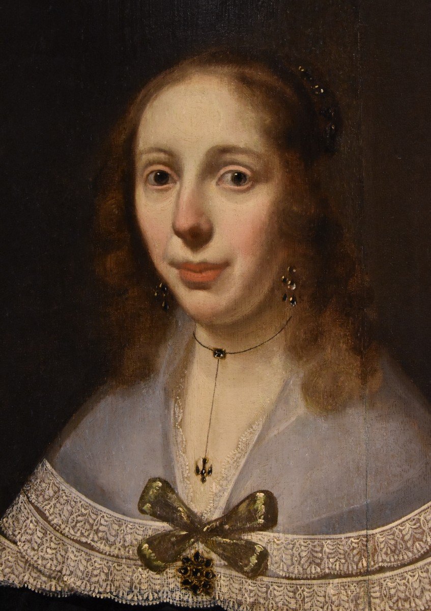 Portraits De Couples Hollandais, Cornelis Janssens Van Ceulen (Londres 1593 - Utrecht 1661)-photo-3
