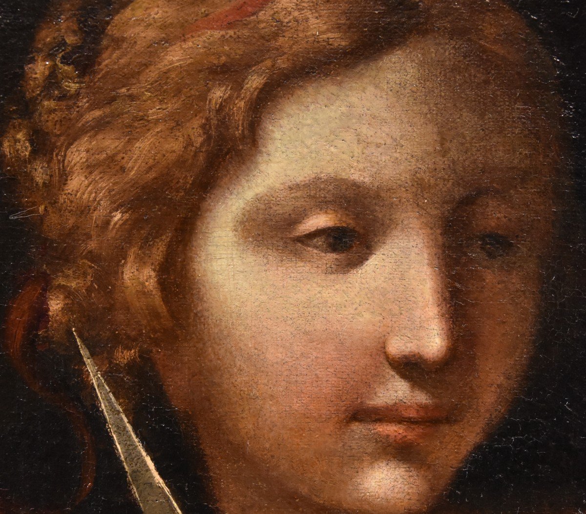 Vénus Désarmant l'Amour, Benedetto Gennari (Cento, 1633 - Bologne, 1715) Attribuable à -photo-7