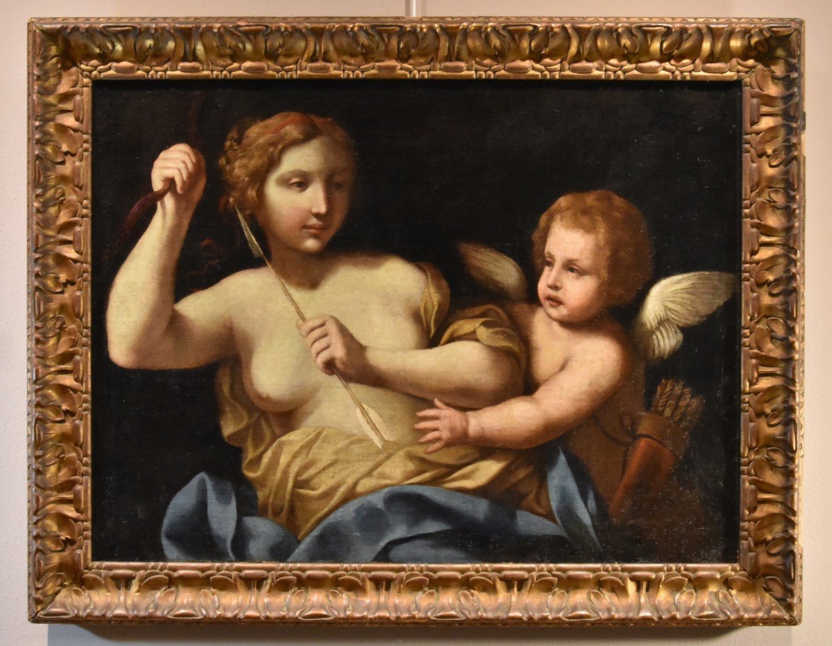 Vénus Désarmant l'Amour, Benedetto Gennari (Cento, 1633 - Bologne, 1715) Attribuable à 