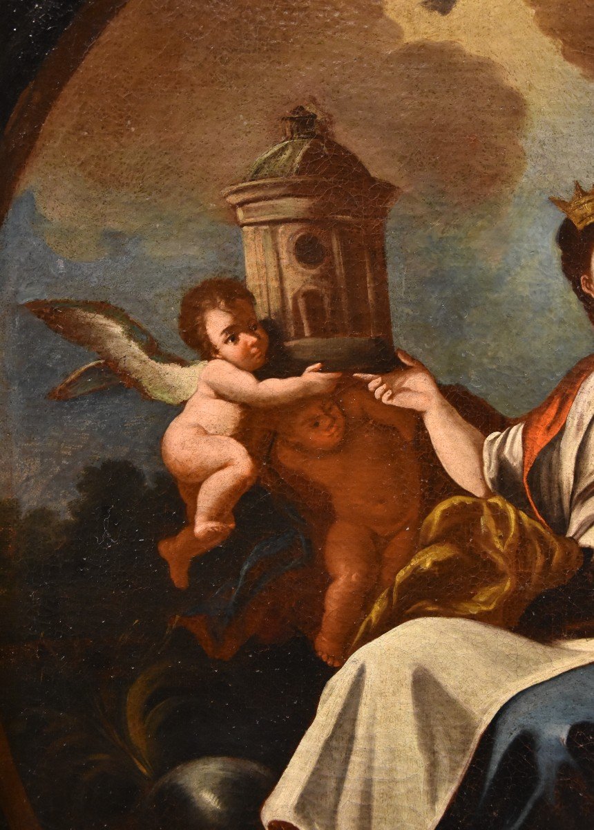 l'Allégorie De l'Europe, Francesco Solimena (naples 1657 - 1747) Atelier/cercle-photo-6