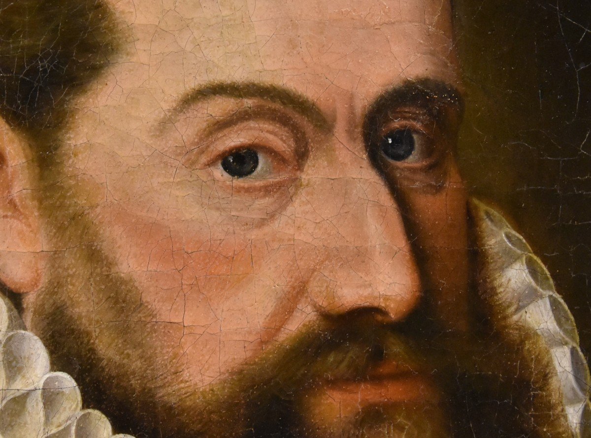 Portrait Of A Gentleman In Renaissance Dress, Frans Pourbus (bruges, 1545 - Antwerp, 1581)-photo-3