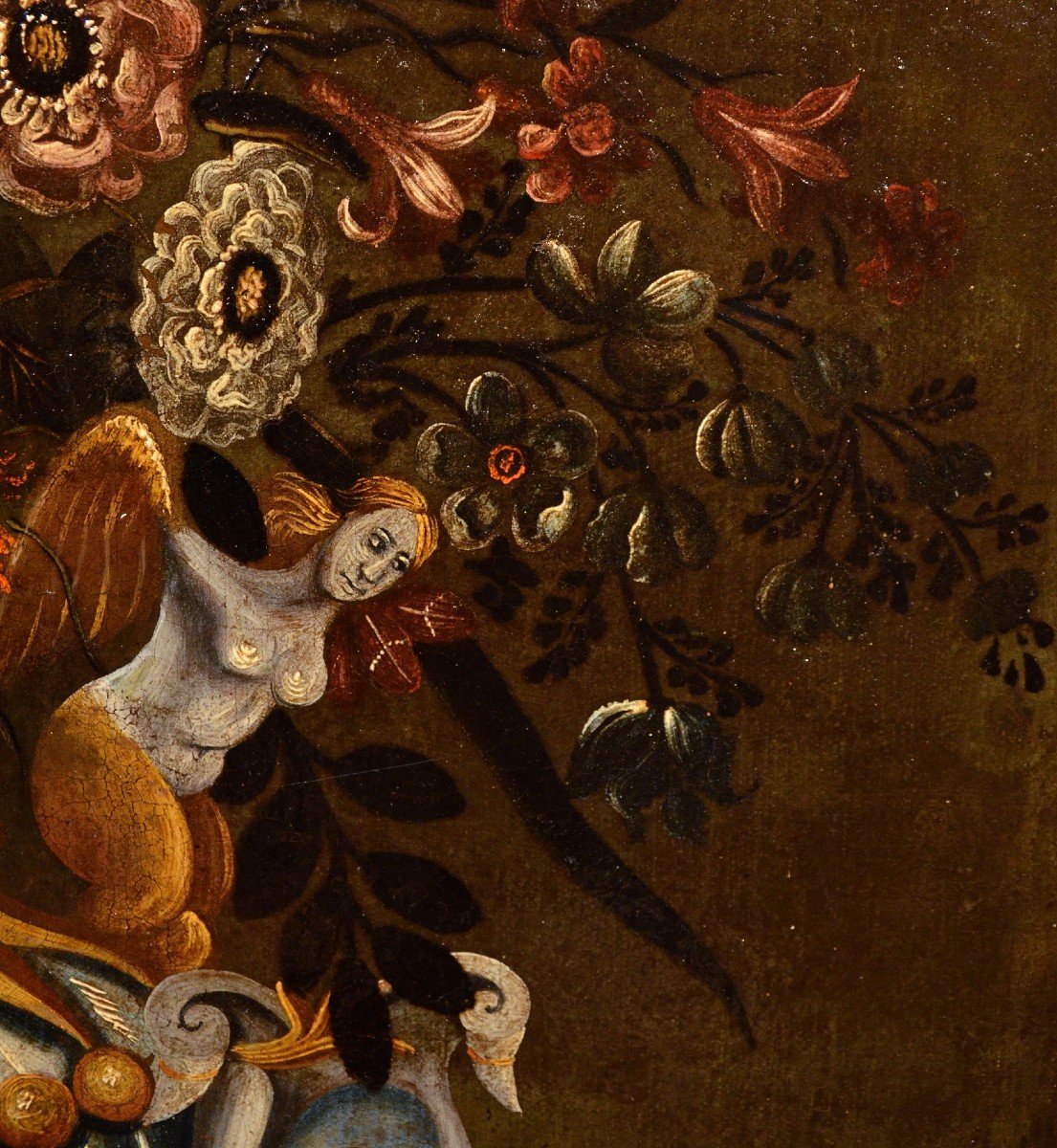 Fleurs Dans Un Vase Classique, Maître Du Vase Aux Grotesques (rome, XVIIe Siècle)-photo-5