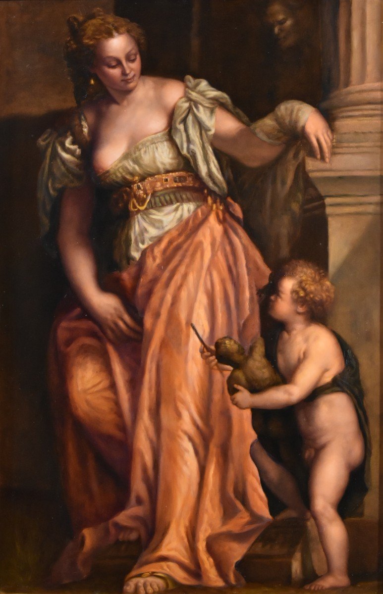 L'Allégorie De La Sculpture, Par Paolo Caliari, Dit Véronèse (Vérone 1528 - Venise 1588) 