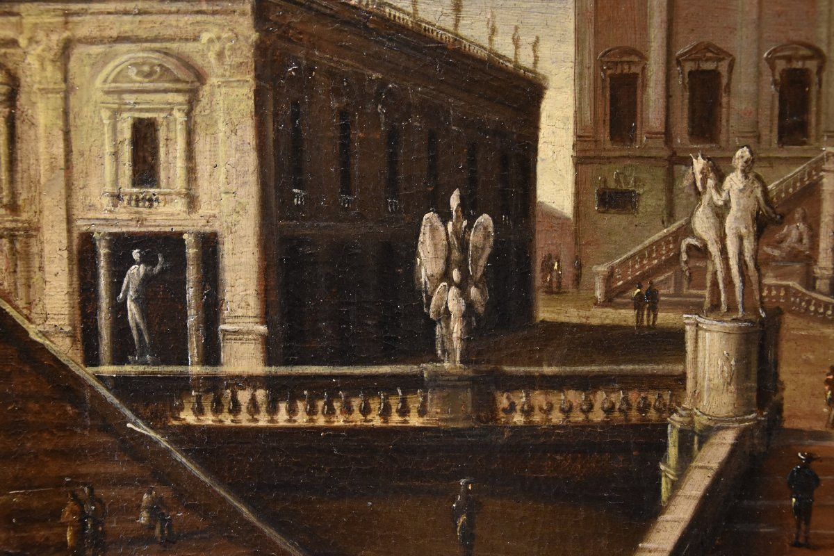 Vue De Rome Avec La Place Du Capitole, Gaetano Vetturali (Lucques, 1701-1783) Atelier-photo-7