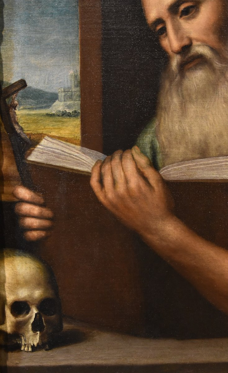 St Jerome, Alessandro Bonvicino, Known As Moretto (brescia, C. 1498 – 1554) Workshop Of-photo-5