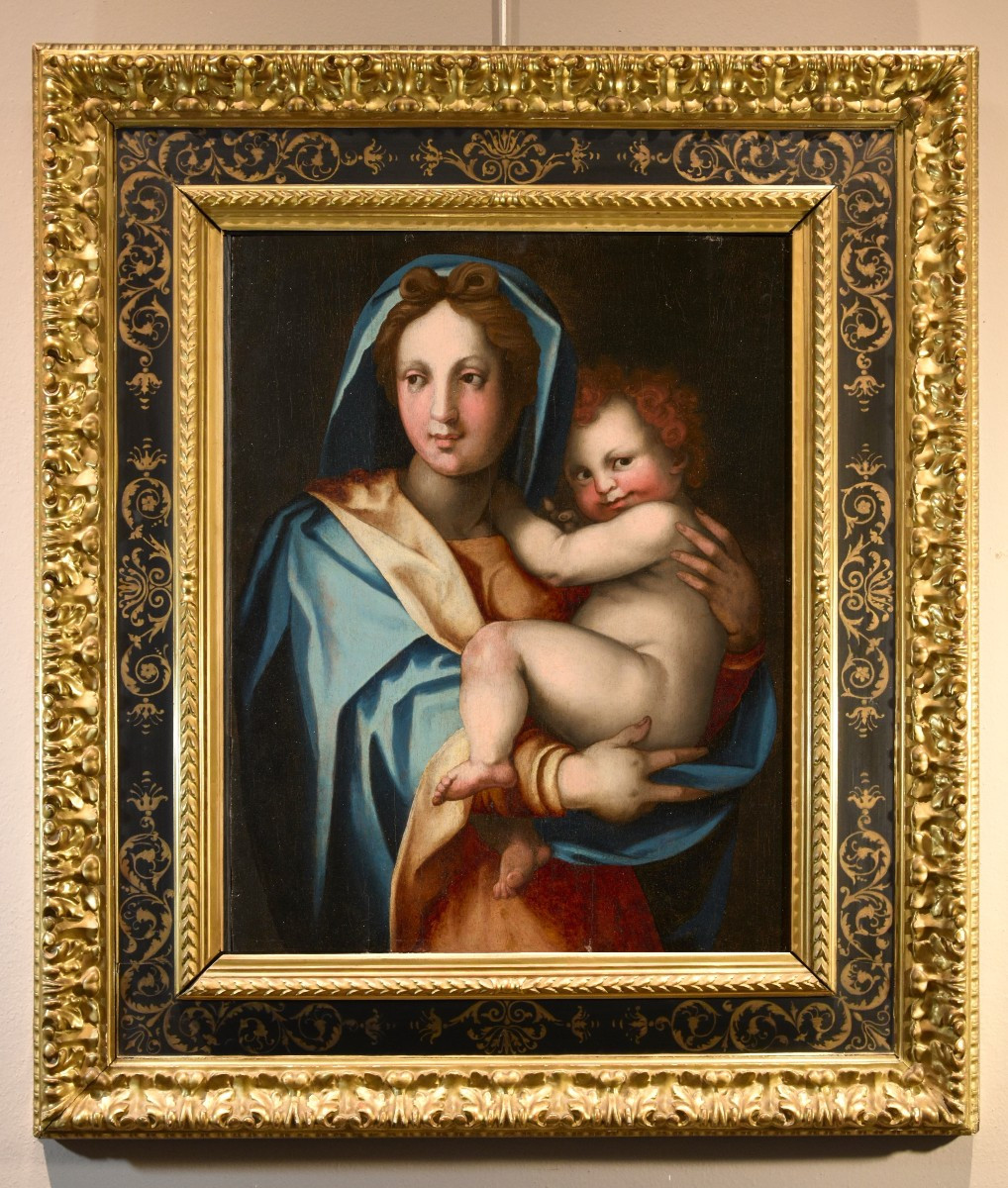Vierge à l'Enfant, Atelier d'Andrea Del Sarto (Florence 1486 - 1530)