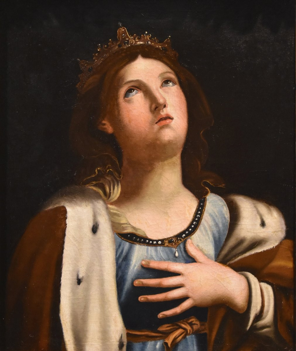 Saint Catherine Of Alexandria, Guido Reni (bologna 1575 - 1642) Workshop Of-photo-2