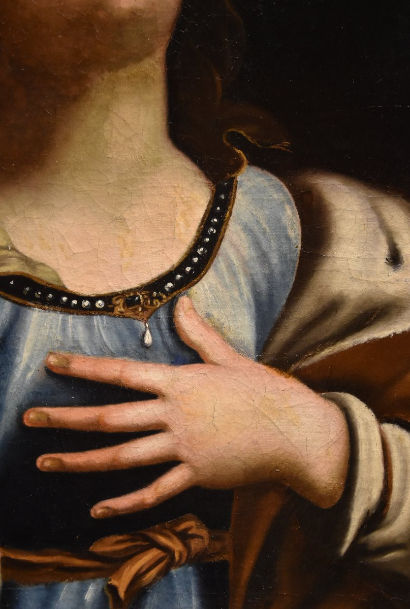 Saint Catherine Of Alexandria, Guido Reni (bologna 1575 - 1642) Workshop Of-photo-3