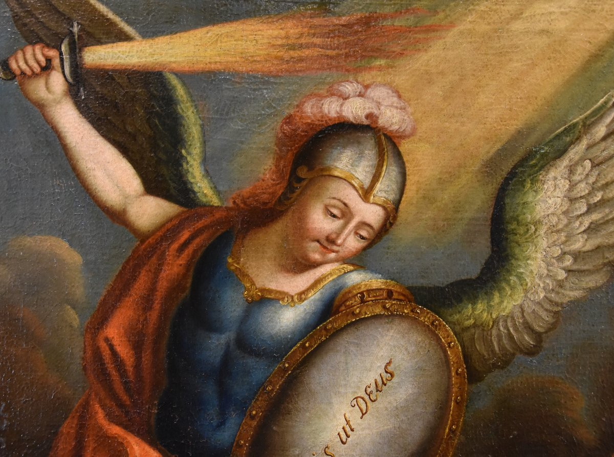  Juan Pedro López (1724 - 1787), Saint Michael The Archangel-photo-4
