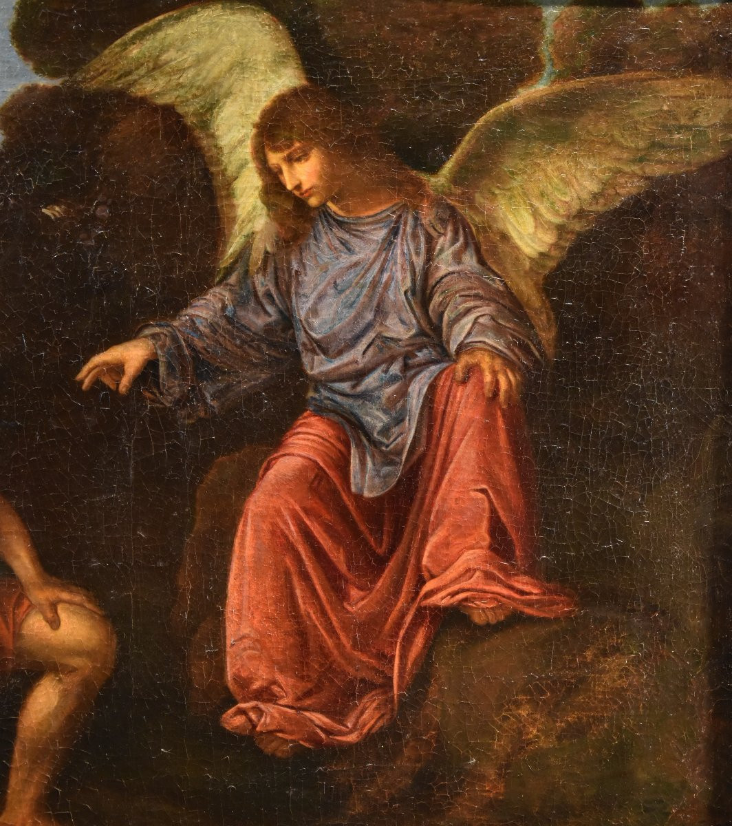 Tobie Et l'Ange, Giovanni Gerolamo Savoldo (Brescia, Vers 1480 – Après 1548) Suiveur De-photo-3