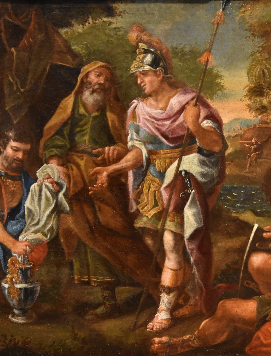  Alexandre Le Grand Devant Le Tombeau d'Achille, Francesco De Mura (Naples 1696 – 1782) Atelier-photo-1