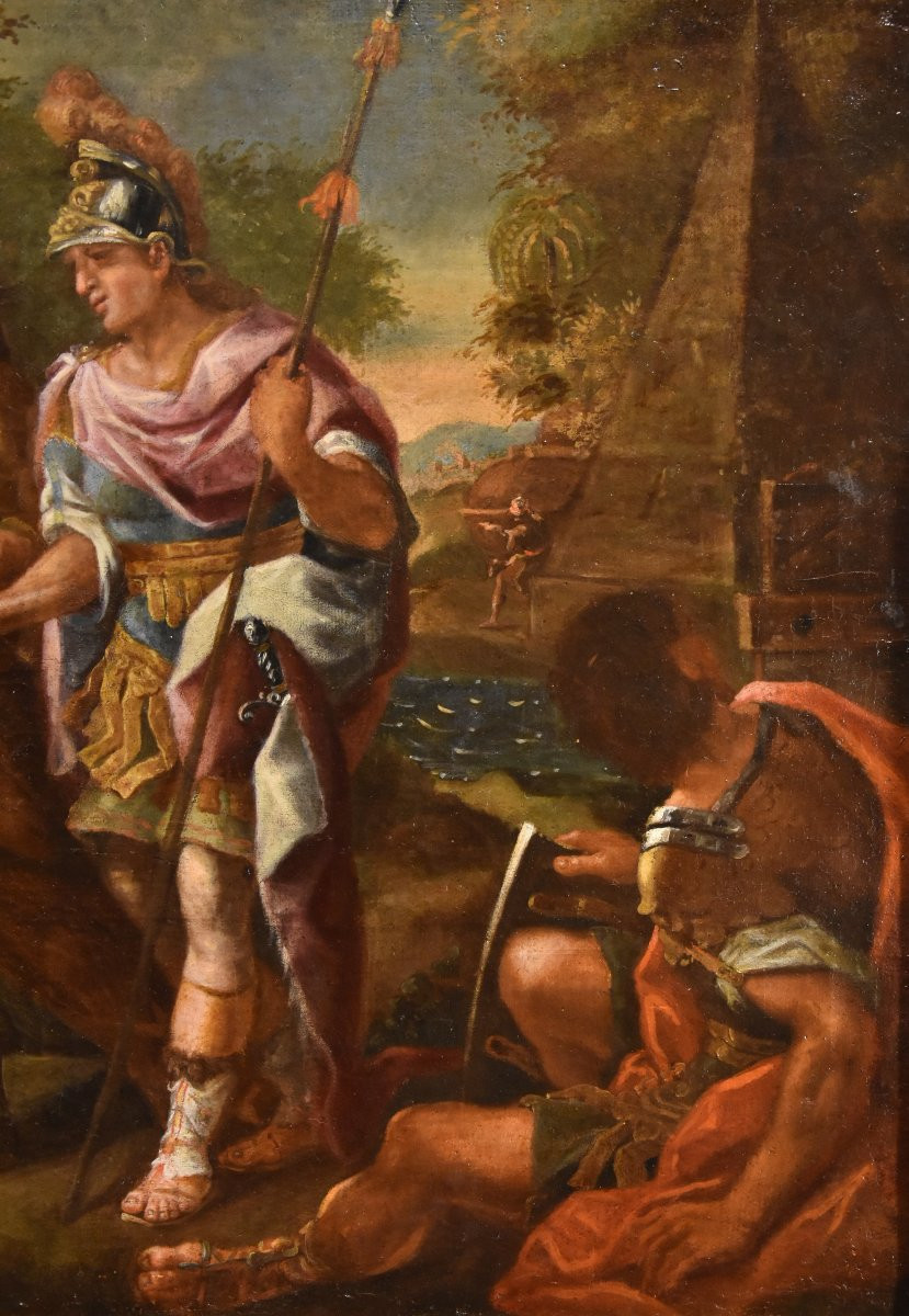  Alexandre Le Grand Devant Le Tombeau d'Achille, Francesco De Mura (Naples 1696 – 1782) Atelier-photo-4