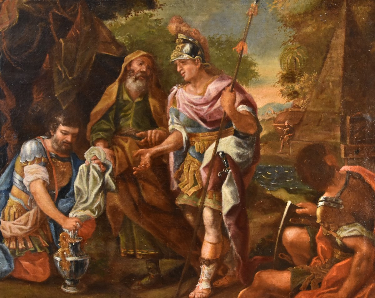  Alexandre Le Grand Devant Le Tombeau d'Achille, Francesco De Mura (Naples 1696 – 1782) Atelier-photo-6