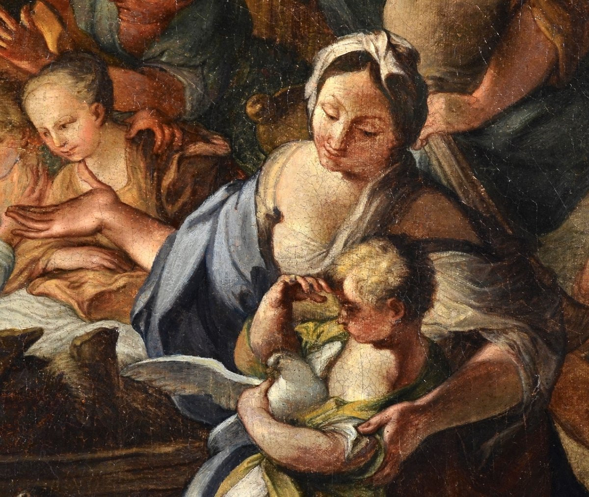 Sebastiano Conca (naples 1680-1764), Grand Tableau Adoration Des Bergers-photo-2
