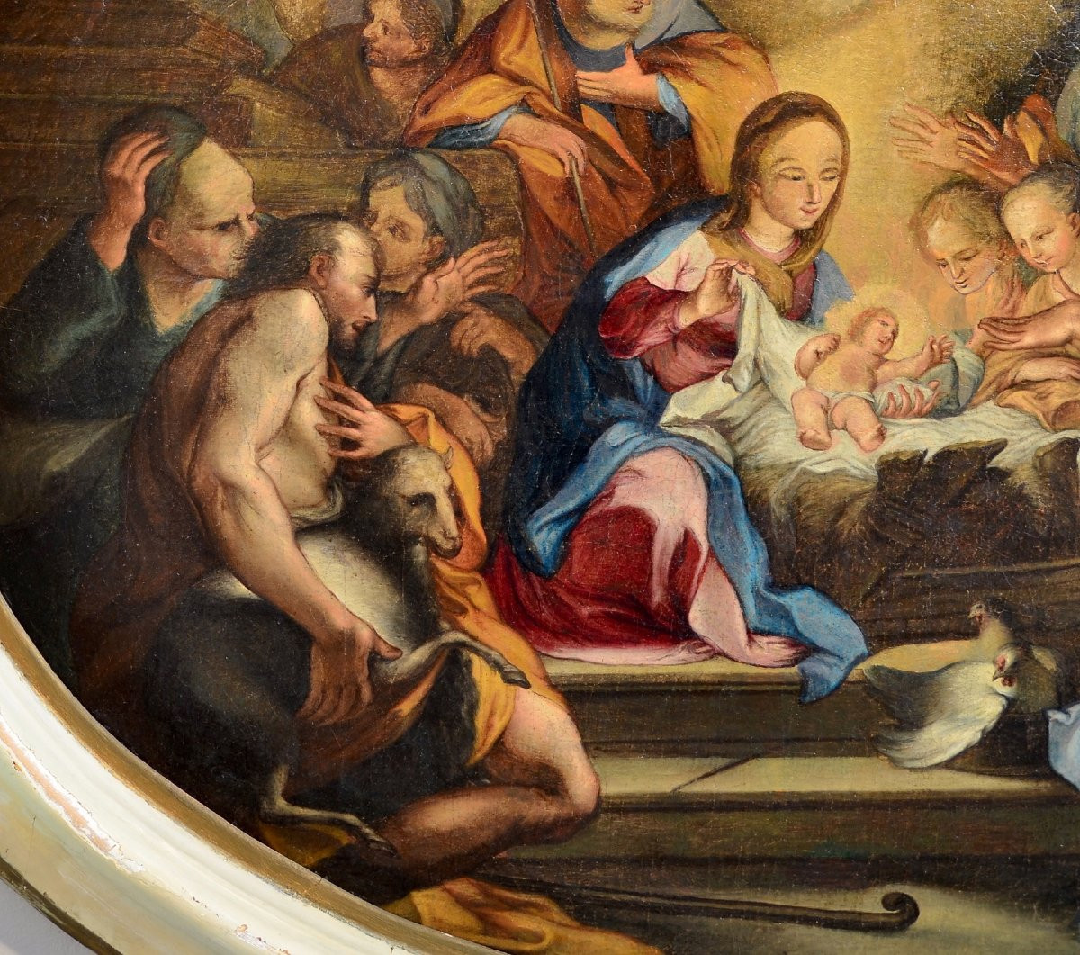 Sebastiano Conca (naples 1680-1764), Grand Tableau Adoration Des Bergers-photo-5