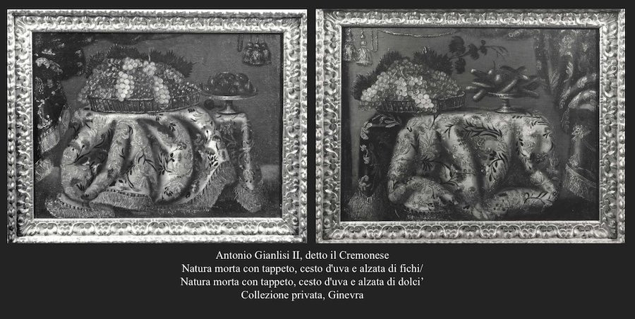 Nature Morte Avec Tapis, Raisins Et Figues,  Antonio Gianlisi II (1677 - 1727)-photo-2