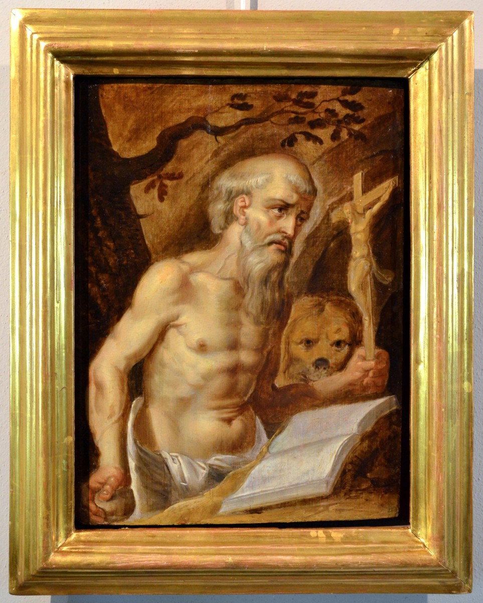 Saint Jérôme, Prospero Fontana (Bologne 1512 - 1597) entourage de