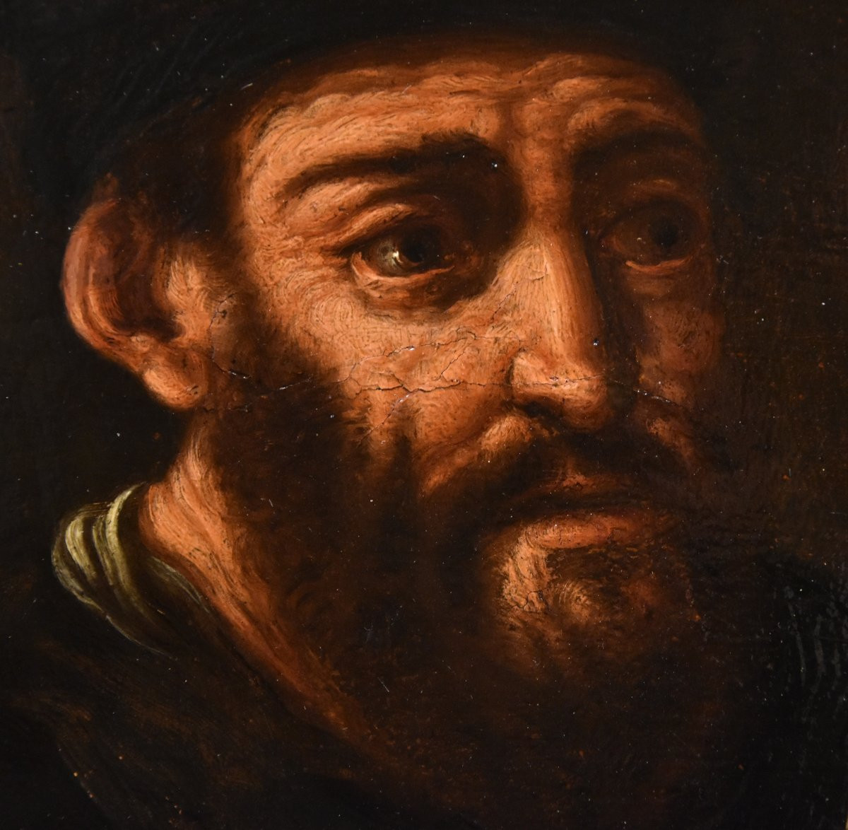 Portrait De l'Alchimiste Morieno Romano, Manérisme Flamand XVIIe Siècle-photo-6