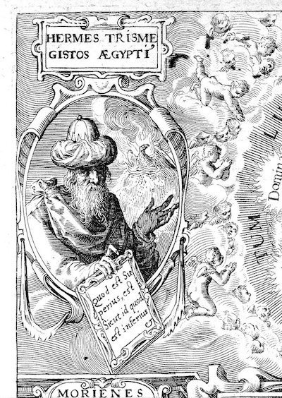 Portrait de l'alchimiste Hermès Trismégiste, Maniériste flamand du XVIIe siècle-photo-7