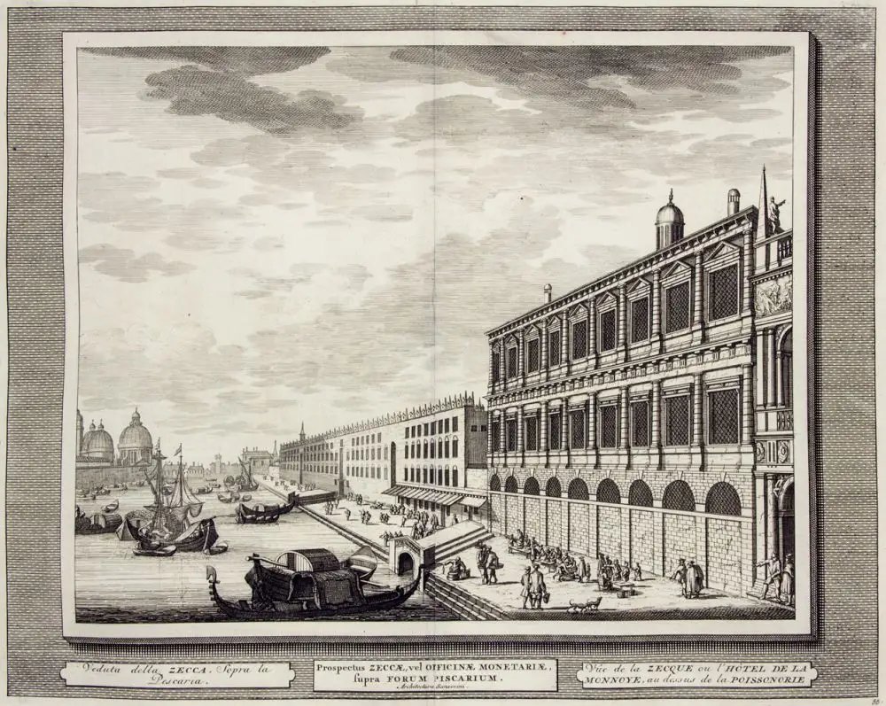 Vue De Venise Avec Le Grand Canal, Védutiste Du 18e Siècle-photo-1