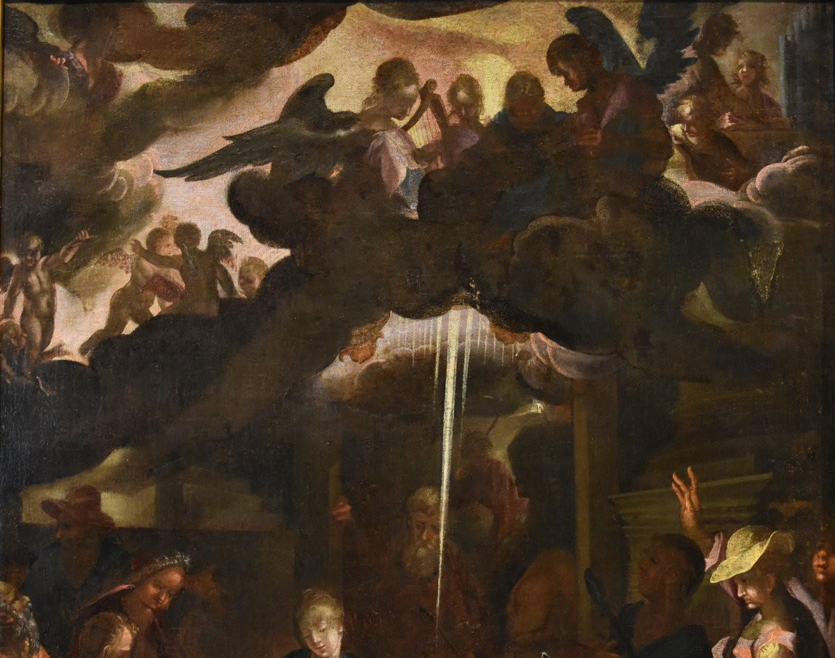 Bartholomäus Spranger (antwerp, 1546 - 1611), Adoration Of The Shepherds-photo-4