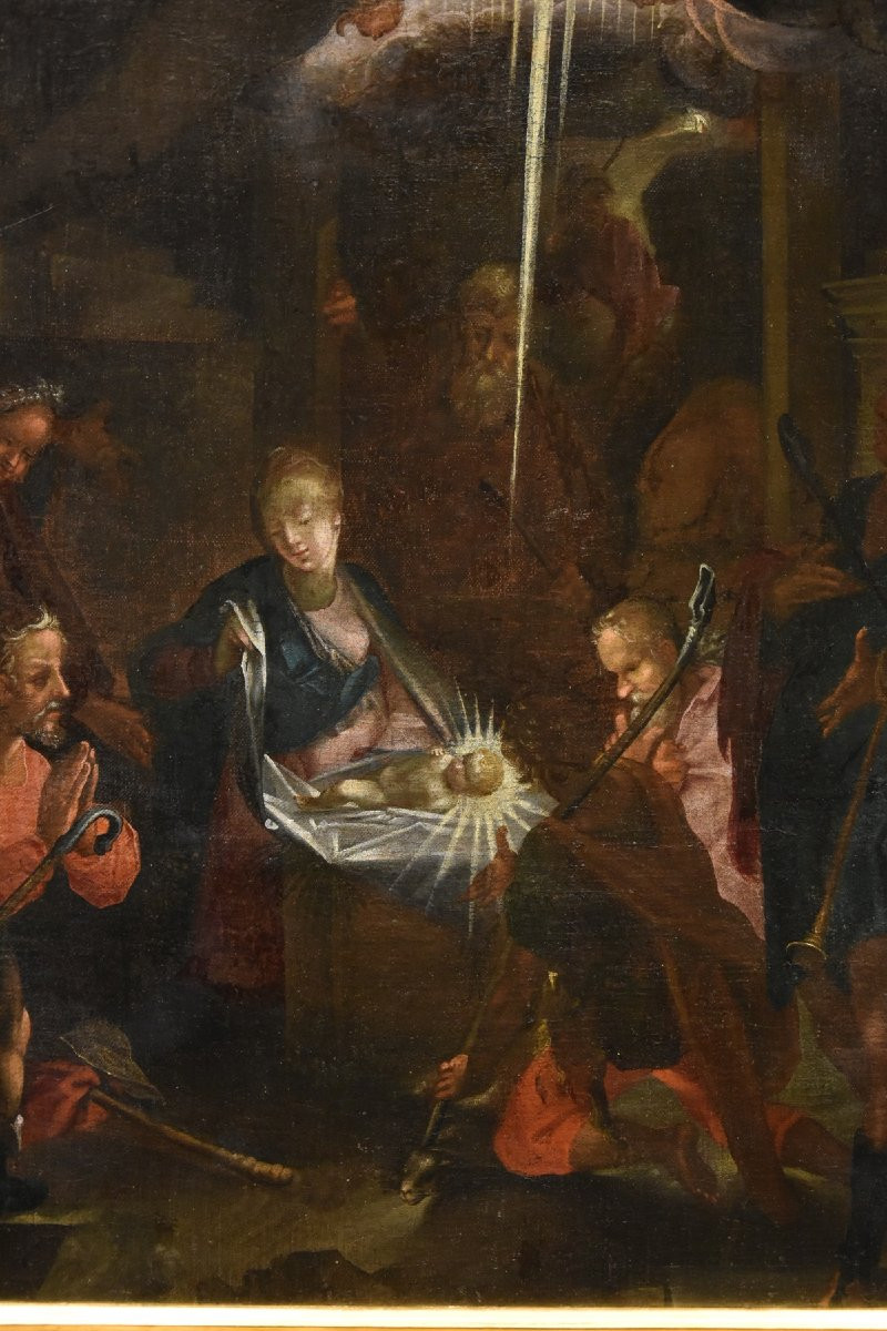 Bartholomäus Spranger (antwerp, 1546 - 1611), Adoration Of The Shepherds-photo-2