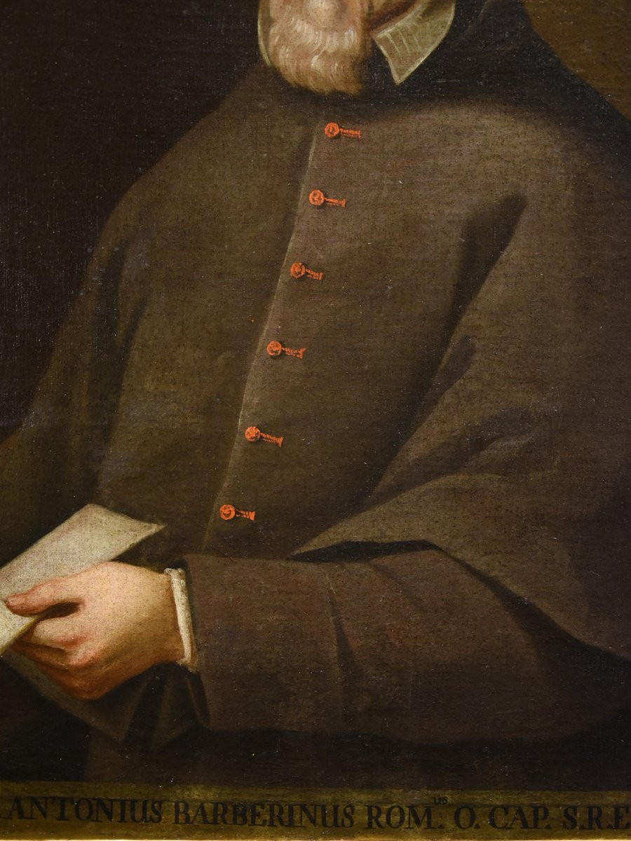 Portrait Du Cardinal Antonio Marcelli Barberini, Antonio Alberti (1603 - 1649)-photo-3