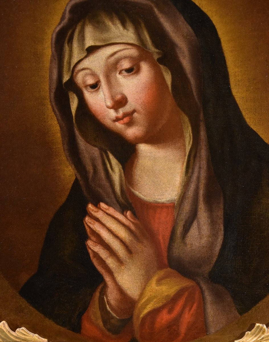 Vierge En Prière, Giovanni Battista Salvi, Dit Sassoferrato (1609 - 1685) Cercle De-photo-3
