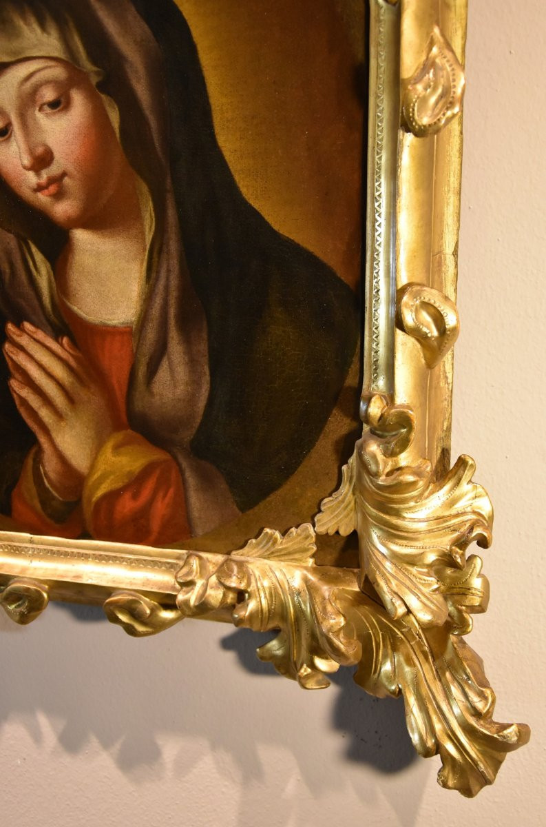 Vierge En Prière, Giovanni Battista Salvi, Dit Sassoferrato (1609 - 1685) Cercle De-photo-2