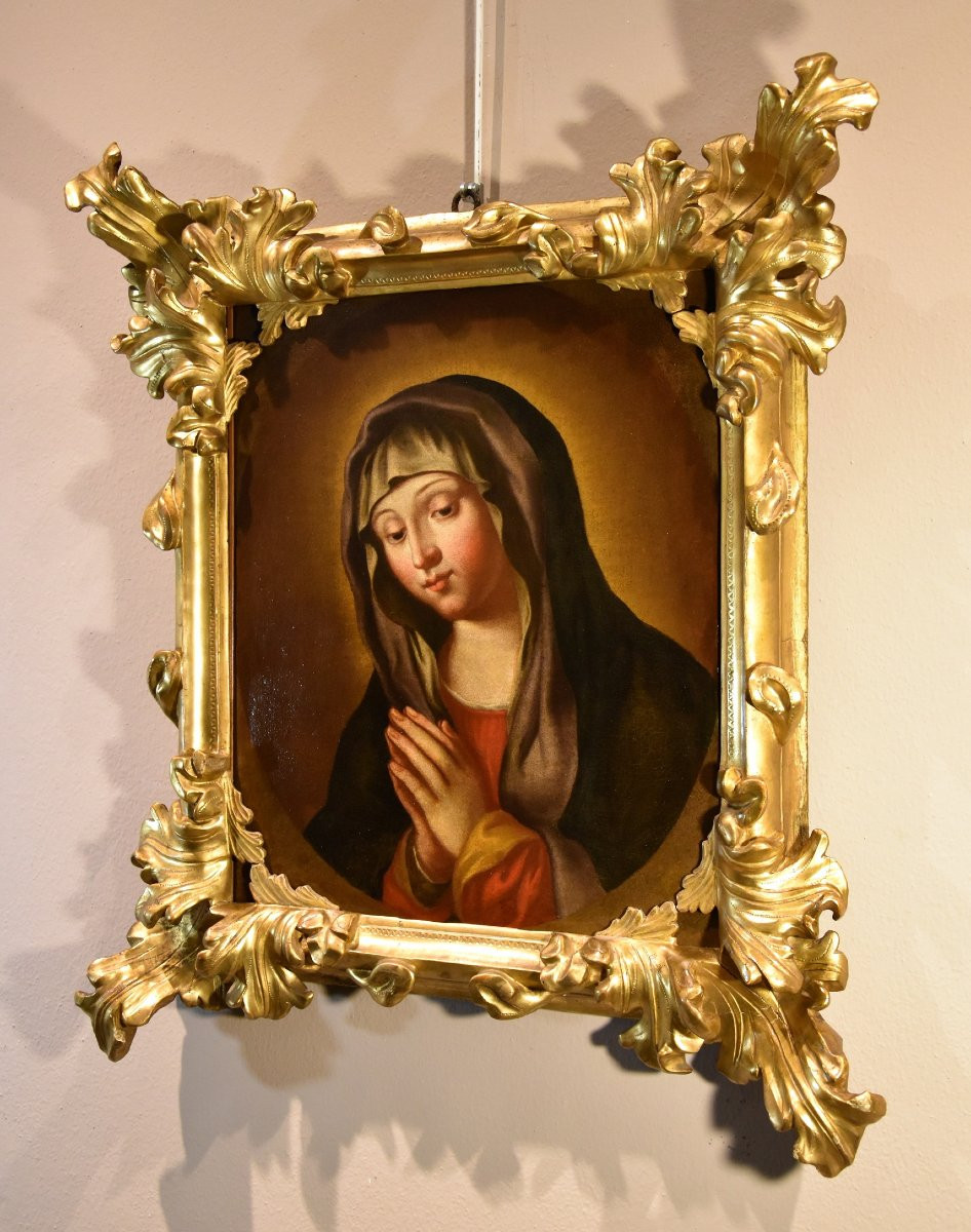Vierge En Prière, Giovanni Battista Salvi, Dit Sassoferrato (1609 - 1685) Cercle De-photo-4