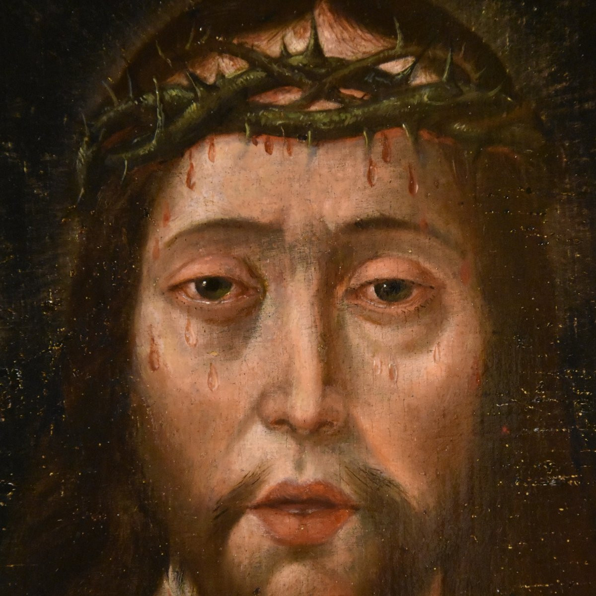 Ecce Homo, Circle Of Quentin Metsys (leuven, 1466 - Antwerp, 1530)-photo-3
